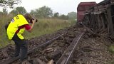Nehoda nákladního vlaku s uhlím nedaleko Převýšova