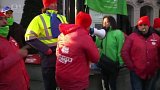 Protesty bruselských dopravců proti škrtům