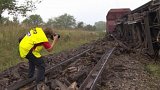 Nehoda nákladního vlaku s uhlím nedaleko Převýšova u Chlumce nad Cidlinou