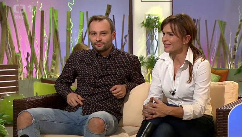 Vypadnuvší pár Olga Šípková a Marek Dědík v Sama doma