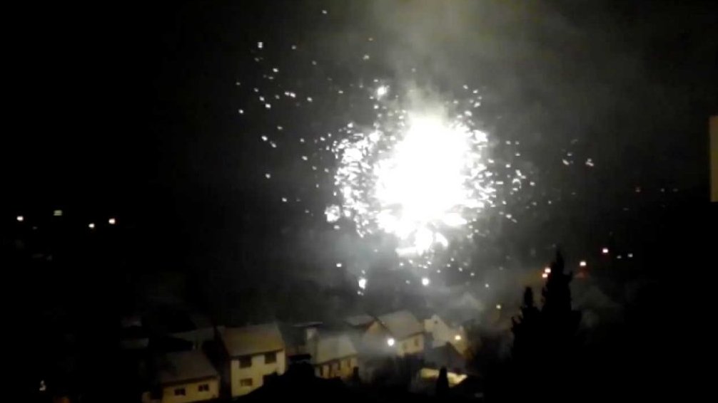 Blanenský novoroční ohňostroj