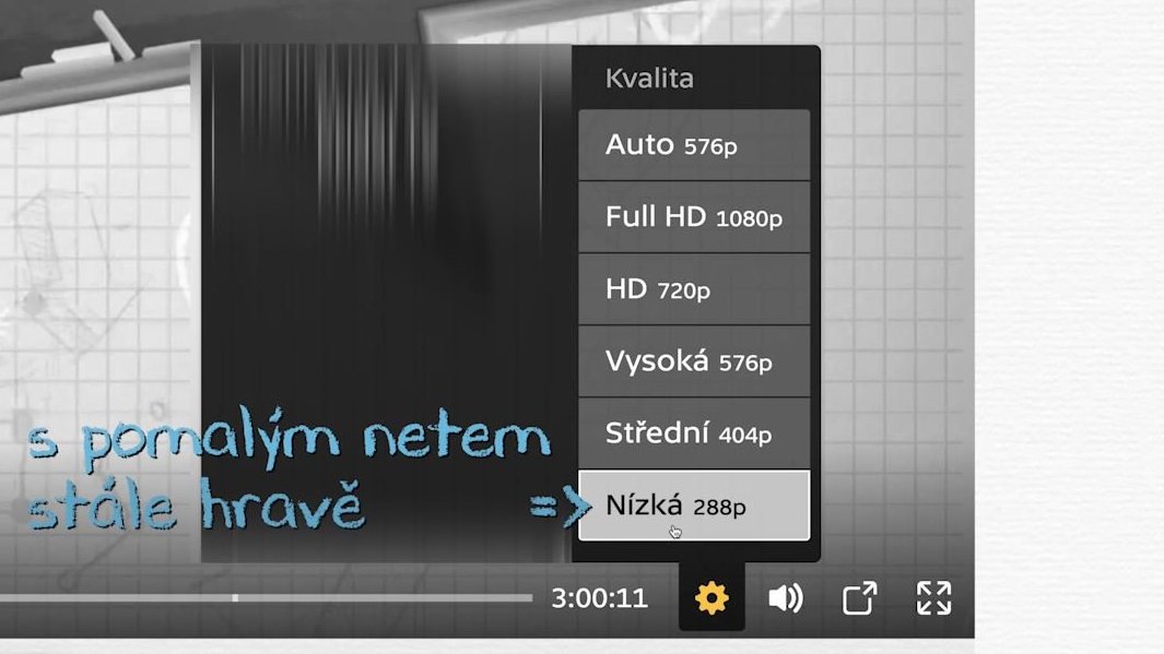 Máte problém s přehráváním videa?