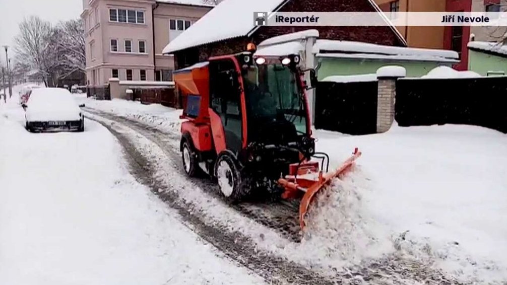 Sníh v Hlinsku