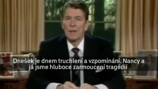 Projev Ronalda Reagana k havárii Challengeru