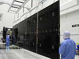 Druhý solární panel sondy Dawn (foto: NASA)