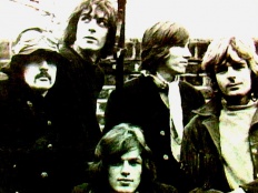 Pink Floyd, zleva Nick Mason, Syd Barrett, David Gilmour, Roger Waters, Rick Wright, 1968
