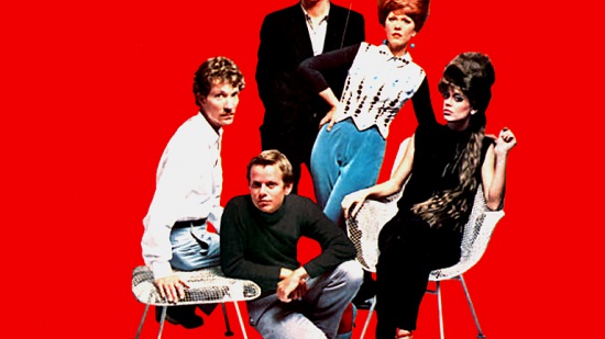 The B-52´s, zleva Fred Schneider, Ricky Wilson, Keith Strickland, Kate Pierson, Cindy Wilson, 1980