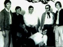 Majestic (zleva Ivo Pavlík, Jaroslav Trunkát, Jan Březina, Radomír Schejbal, Oldřich Bugansky, dole Stanislav Hranický, 1970)