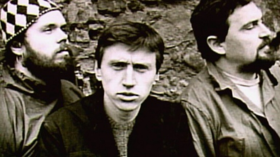Jablkoň (zleva Michal Němec, Ivan Podobský, Ingo Bellmann, 1988)