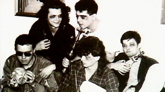 Michael´s Uncle (dole Karel Jančák, Jarda Stuchlý, Ivan Klein, nahoře Petr Stanko a Amrit Sen, cca 1987-88)