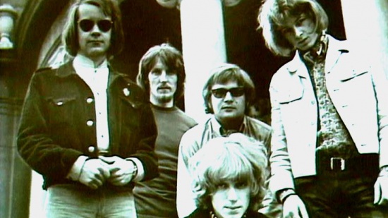 Matadors (zleva Radim Hladík, Tony Black, Jan F. Obermayer, Otto Bezloja, vpředu Viktor Sodoma, 1968)
