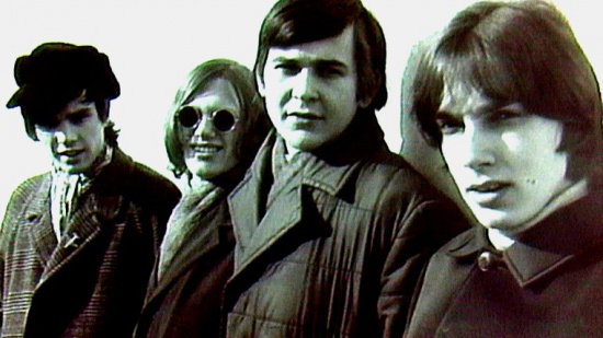Rebels (zleva Josef Plíva Jiří Korn, Svatopluk Čech a Káša Jahn, jaro1968)