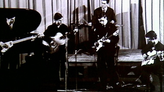 EP Hi-Fi (live Pavel Chrastina, Pavel Sedláček, Pete Kaplan, za ním Michal Brumlík, vpravo Ladislav Štaidl, 1962)