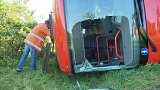 Havárie autobusu na Příbramsku.