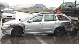 Hromadná nehoda blokovala R10 u Prahy