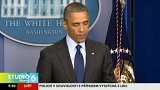 Brífink Baracka Obamy k teroru v Bostonu