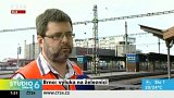 Brno: výluka na železnici