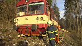 Kvůli spadlému stromu vykolejil vlak na Pardubicku