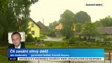 ČR zasáhl silný déšť