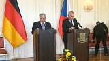 Německý prezident navštívil ČR + rozhovor s M. Jonášem
