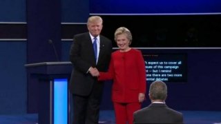 1. společná debata Clintonová – Trump