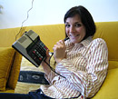 Míša Maurerová využila k odpovídání na otázky moderní komunikační technologii.