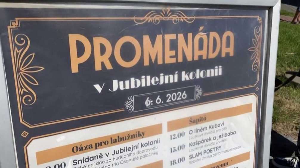 Promen&aacute;da v Jubilejn&iacute; kolonii v Ostravě-Hrabůvce