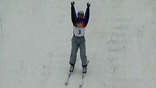 Jediné české zlato na zimních olympijských hrách v Salt Lake City získal akrobatický lyžař Aleš Valenta