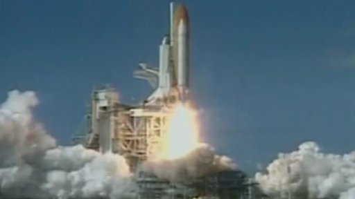 Při návratu z vědecké mise shořel americký raketoplán Columbia