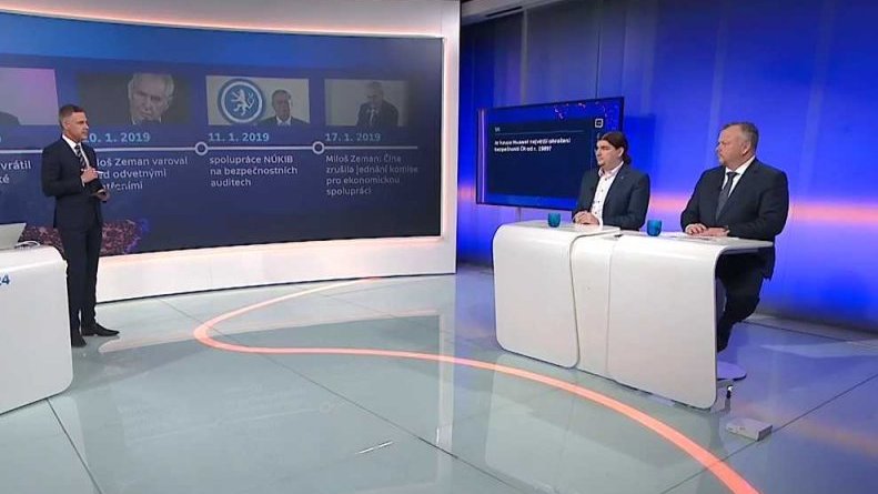 90’ ČT24: Jednání Miloše Zemana a Andreje Babiše o kauze Huawei