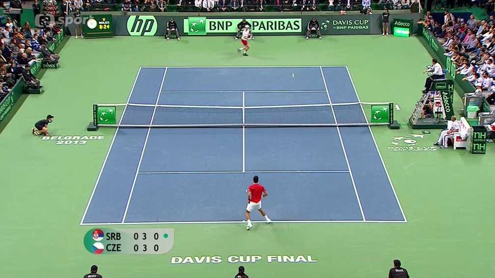 Davis Cup: Finále Srbsko - Česko