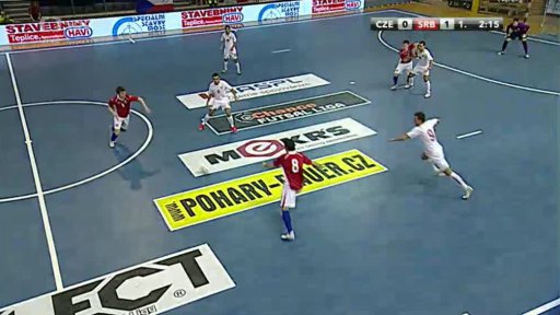 Futsal: Česko - Srbsko