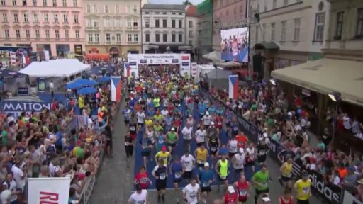 Sportovní běh a chůze: Olomoucký půlmaraton