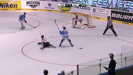 Inline hokej: Finsko - Kanada