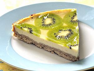 Citronový koláč s kiwi