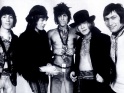 Rolling Stones, zleva Bill Wyman, Mick Jagger, Keith Richard, Brian Jones, Charlie Watts, 1969