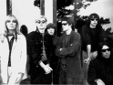 Velvet Underground, zleva Nico, výtvarník Andy Warhol, dále Maureen Tucker, Lou Reed, Sterling Morrison, John Cale, cca 1966