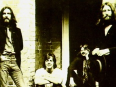 The Beatles, zleva George Harrison, Paul McCartney, Ringo Starr,John Lennon, 1969