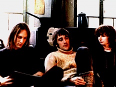 Art Bears, zleva Chris Cutler, Fred Frith a Dagmar Krause, 2. pol. 70. let