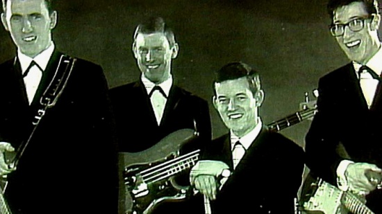 The Shadows, zleva Bruce Welch, Brian Locking, Brian Bennett, Hank Marvin, cca_1962-63
