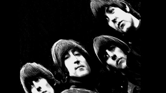 The Beatles, zleva George Harrison, John Lennon, Ringo Starr, Paul McCartney, 1965