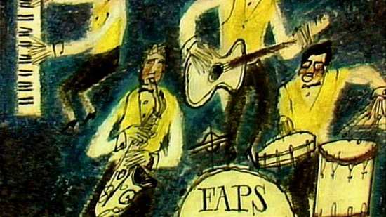 FAPS (návrh na obal SP desky od člena kapely Michala Karase, 1960-1)